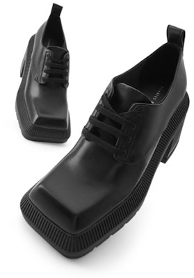 (Women) CHARLES & KEITH PU Square Toe Lace-Up 'British Chunky Heel' CK1-60580255 Lookbook (Women) CHARLES & KEITH PU Square Toe Lace-Up 'British Chunky Heel' CK1-60580255