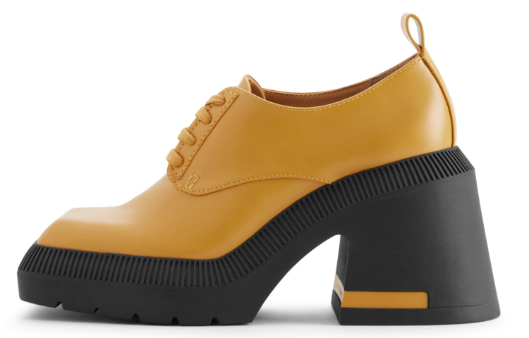 Purchase (W) 查尔斯&基思 PU方头系带 '英式厚底跟' CK1-60580255