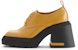 (Women) CHARLES & KEITH PU Square Toe Lace-Up 'British Chunky Heel' CK1-60580255
