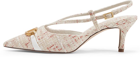 (Women) CHARLES & KEITH PU Stiletto 'Milk White Metallic Accents' CK1-60361403_CREAM (Women) CHARLES & KEITH PU Stiletto 'Milk White Metallic Accents' CK1-60361403_CREAM