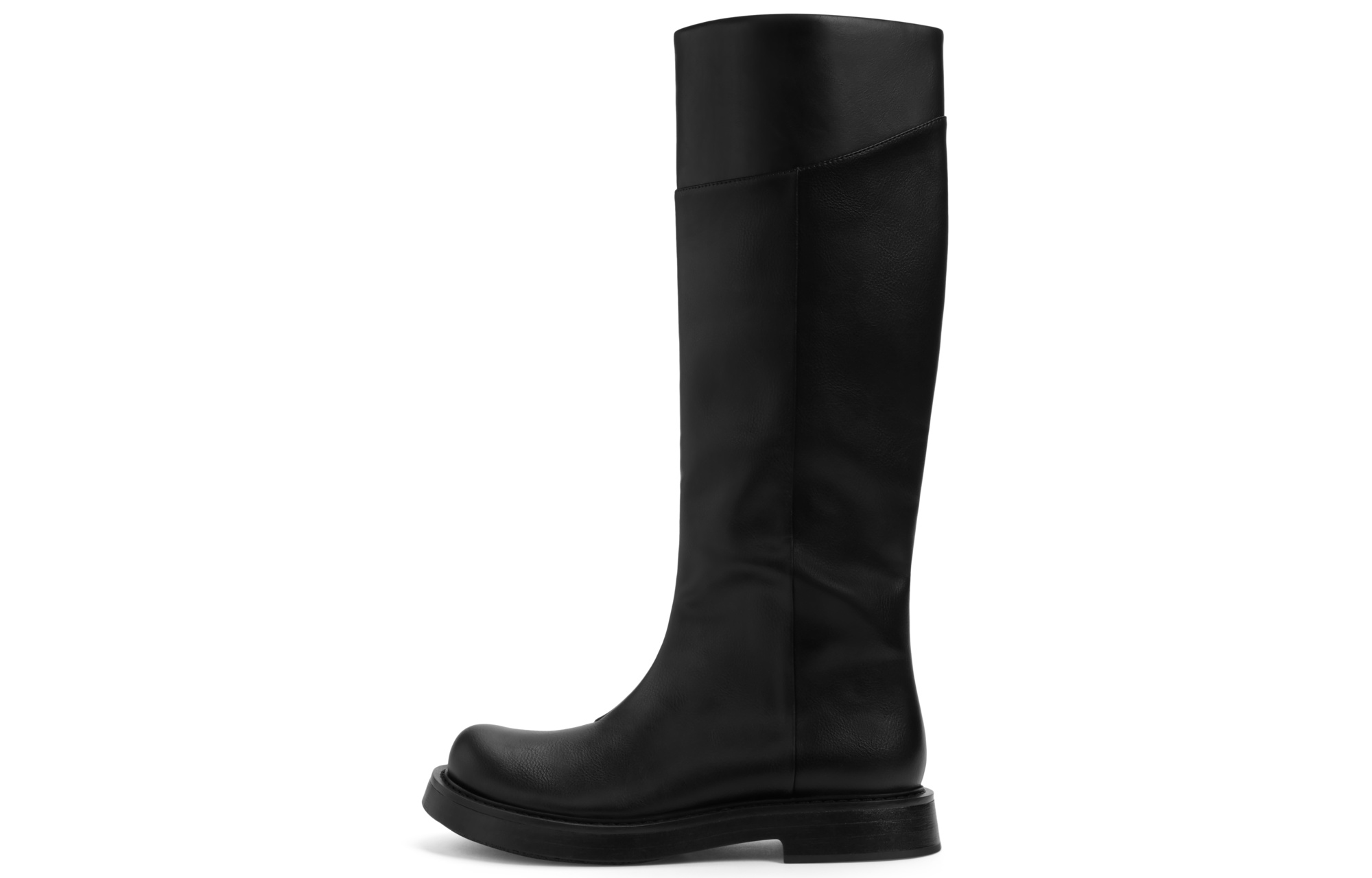 (Women) CHARLES & KEITH PU Tall Boots 'Patchwork British Knight' CK1-90380139