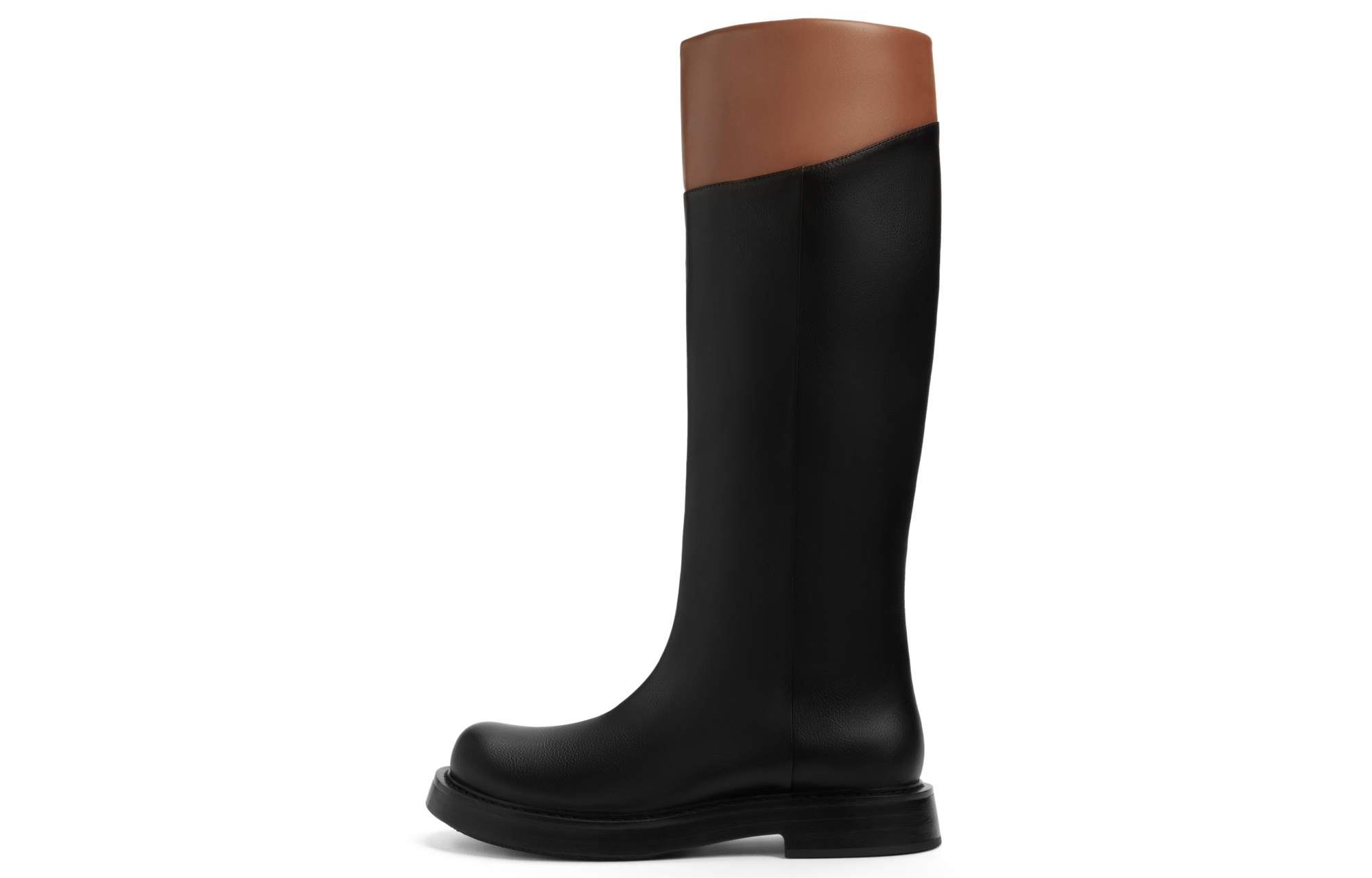 Purchase (W) But PU Charles & Keith 'Patchwork British Knight' Tinggi CK1-90380139