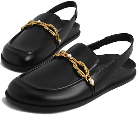 (W) CHARLES & KEITH PU Twist Knot Metal 'Sandal Fashion Hitam' CK1-71680048_BLACK Lookbook (W) CHARLES & KEITH PU Twist Knot Metal 'Sandal Fashion Hitam' CK1-71680048_BLACK