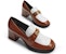 (W) CHARLES & KEITH Retro Loafer Tebal Warna Blok 'Vintage Dua Nada' CK1-60280401