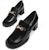 (W) CHARLES & KEITH Retro Loafer Tebal Warna Blok 'Vintage Dua Nada' CK1-60280401