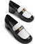 Sizing (W) CHARLES & KEITH Retro Loafer Tebal Warna Blok 'Vintage Dua Nada' CK1-60280401