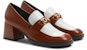 (W) CHARLES & KEITH Retro Loafer Tebal Warna Blok 'Vintage Dua Nada' CK1-60280401