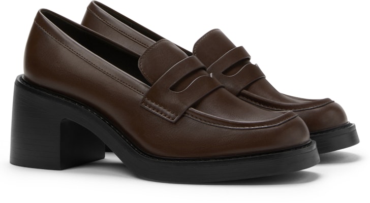 (W) CHARLES & KEITH Kasut Loafer Retro 'Tumit Tebal Sederhana' CK1-60920357 Purchase (W) CHARLES & KEITH Kasut Loafer Retro 'Tumit Tebal Sederhana' CK1-60920357