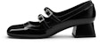 (W) CHARLES & KEITH Retro Mary Jane 'Tumit Blok Dengan Gesper' CK1-61720159
