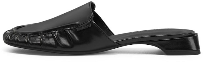 (Women) CHARLES & KEITH Retro Pleated Low Heel Mule 'Black' CK1-70380956_BLACK (Women) CHARLES & KEITH Retro Pleated Low Heel Mule 'Black' CK1-70380956_BLACK