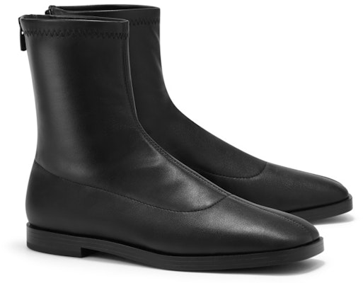 (Women) CHARLES & KEITH Retro Square-Toe Zip Boots 'Black' CK1-90380132 Order (Women) CHARLES & KEITH Retro Square-Toe Zip Boots 'Black' CK1-90380132