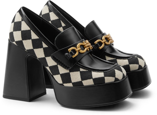 CHARLES&KEITH PU 復古英倫方頭 粗跟 高跟鞋 11.2cm 女款 Purchase CHARLES&KEITH PU 復古英倫方頭 粗跟 高跟鞋 11.2cm 女款