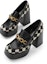 Details for (W) CHARLES & KEITH Retro Square Toe Block Heel 'Klasik' CK1-60361475