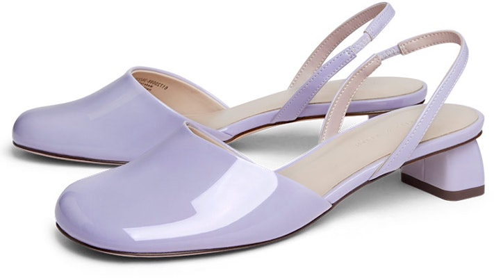 (W) CHARLES & KEITH Sandal Hak Rendah Ungu Lavender Toe Bulat CK1-61720088_LILAC Order (W) CHARLES & KEITH Sandal Hak Rendah Ungu Lavender Toe Bulat CK1-61720088_LILAC