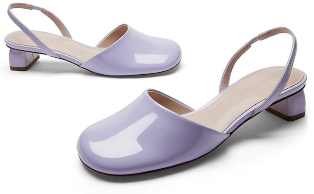 (Women) CHARLES & KEITH Round Toe Low Heel Sandals 'Lavender Purple' CK1-61720088_LILAC Lookbook (Women) CHARLES & KEITH Round Toe Low Heel Sandals 'Lavender Purple' CK1-61720088_LILAC