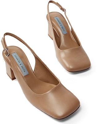 (W) CHARLES & KEITH Tacones Punta Cuadrada con Correa Tobillera 'Camel' CK1-60361378_CAMEL Lookbook (W) CHARLES & KEITH Tacones Punta Cuadrada con Correa Tobillera 'Camel' CK1-60361378_CAMEL