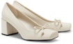 Order (W) CHARLES & KEITH Kasut Tumit Blok Hujung Petak 'Fesyen' CK1-61720137