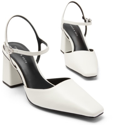 (W) CHARLES & KEITH Sepatu Hak Tebal Kotak 'Elegant Pump' CK1-61720139 Details for (W) CHARLES & KEITH Sepatu Hak Tebal Kotak 'Elegant Pump' CK1-61720139