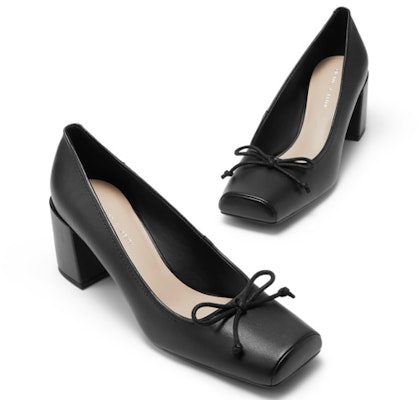 (W) CHARLES & KEITH Tacón Cuadrado de Punta Cuadrada 'Moda' CK1-61720137 Sizing (W) CHARLES & KEITH Tacón Cuadrado de Punta Cuadrada 'Moda' CK1-61720137