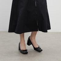 CHARLES&KEITH PU時尚方頭粗高跟單鞋 6.2cm 女裝 Cheap CHARLES&KEITH PU時尚方頭粗高跟單鞋 6.2cm 女裝