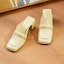 Purchase (W) CHARLES & KEITH Square Toe Mule High Heels 'Yellow Strap' Kuning CK1-60361379_AP-YELLOW