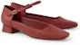 (W) CHARLES & KEITH Kasut Tumit Sederhana 'Simplicity' Hujung Empat Segi CK1-60580200