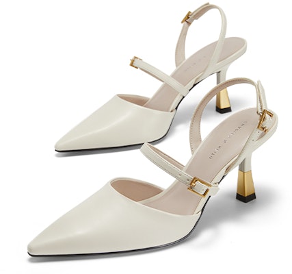 (W) Sandal Hak Tinggi CHARLES & KEITH 'Merah Muda Putih' CK1-60361412_CHALK Lookbook (W) Sandal Hak Tinggi CHARLES & KEITH 'Merah Muda Putih' CK1-60361412_CHALK