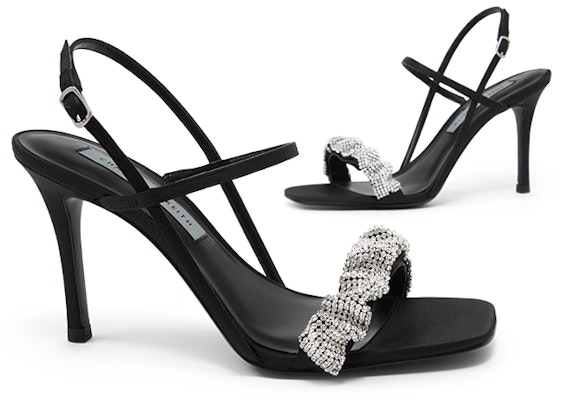 (W) CHARLES & KEITH Sandal Stiletto 'Black Gemstone' Hitam Batu Permata CK1-60361402_BLACK Lookbook (W) CHARLES & KEITH Sandal Stiletto 'Black Gemstone' Hitam Batu Permata CK1-60361402_BLACK