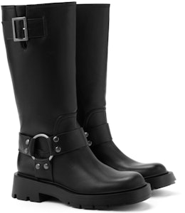 (W) CHARLES & KEITH 高筒靴 '复古带扣西部骑士' CK1-90360391 Order (W) CHARLES & KEITH 高筒靴 '复古带扣西部骑士' CK1-90360391