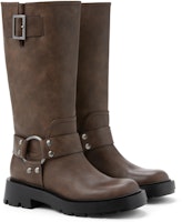 (W) CHARLES & KEITH Bota Alta 'Retro Hebilla Occidental de Caballero' CK1-90360391 Details for (W) CHARLES & KEITH Bota Alta 'Retro Hebilla Occidental de Caballero' CK1-90360391