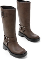 (W) CHARLES & KEITH Bota Alta 'Retro Hebilla Occidental de Caballero' CK1-90360391 Sizing (W) CHARLES & KEITH Bota Alta 'Retro Hebilla Occidental de Caballero' CK1-90360391