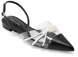 (W) Sandal Tumit Rendah CH&KEITH Hitam Mutiara Dengan Reka Bentuk Berpintal CK1-70900380_BLACK Order (W) Sandal Tumit Rendah CH&KEITH Hitam Mutiara Dengan Reka Bentuk Berpintal CK1-70900380_BLACK