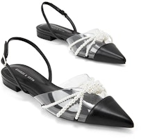 (W) Sandal Tumit Rendah CH&KEITH Hitam Mutiara Dengan Reka Bentuk Berpintal CK1-70900380_BLACK Shop (W) Sandal Tumit Rendah CH&KEITH Hitam Mutiara Dengan Reka Bentuk Berpintal CK1-70900380_BLACK