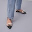 Purchase (W) Sandal Tumit Rendah CH&KEITH Hitam Mutiara Dengan Reka Bentuk Berpintal CK1-70900380_BLACK