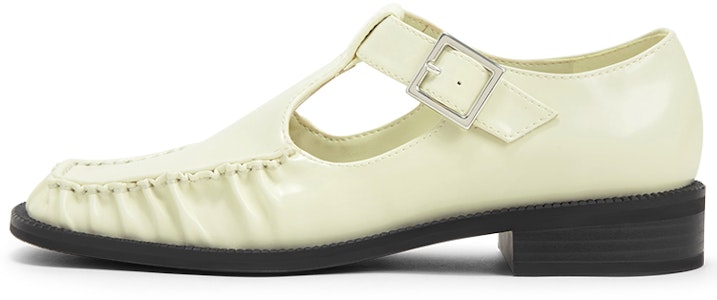 CHARLES&KEITH PU織物復古褶皺低跟單鞋 2.6cm 女款 Buy CHARLES&KEITH PU織物復古褶皺低跟單鞋 2.6cm 女款