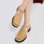 Details for (Women) CHARLES & KEITH Vintage Pleated Low Heel 'PU Fabric' CK1-70380950