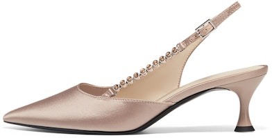 (Women) CHARLES & KEITH Woven Chain Ankle Strap Pointed High Heels 'Beige' CK1-60280346_BEIGE (Women) CHARLES & KEITH Woven Chain Ankle Strap Pointed High Heels 'Beige' CK1-60280346_BEIGE