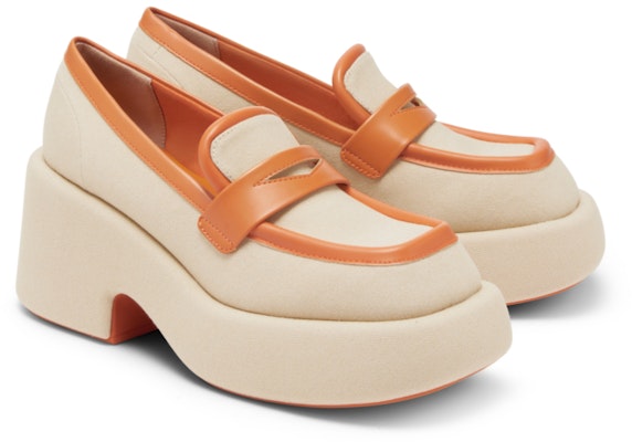 (W) Charles & Keith Loafers Sol Tebal Tenun 'Retro Colourblock' CK1-80580132 Purchase (W) Charles & Keith Loafers Sol Tebal Tenun 'Retro Colourblock' CK1-80580132