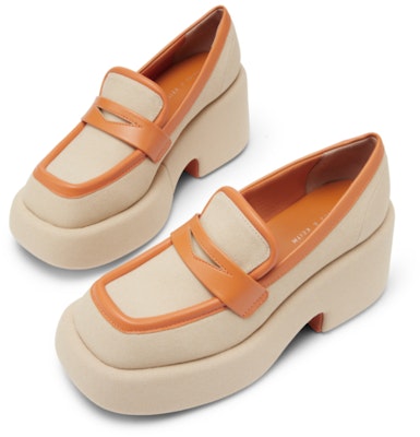 (W) Charles & Keith Loafers Sol Tebal Tenun 'Retro Colourblock' CK1-80580132 Details for (W) Charles & Keith Loafers Sol Tebal Tenun 'Retro Colourblock' CK1-80580132