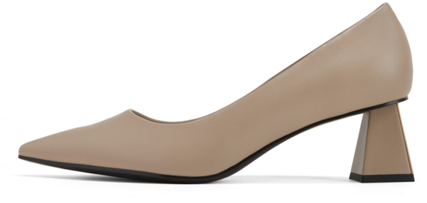 (W) CHARLES & KEITH 직조 5cm 뾰족 청키굽 하이힐 CK1-60920318 1