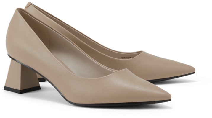 (W) CHARLES & KEITH 직조 5cm 뾰족 청키굽 하이힐 CK1-60920318 2