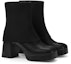 Order (W) CHARLES & KEITH Boot Tumit Tebal Tenunan Boleh Ditanggal 'Tan' CK1-90580181