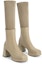 Details for (W) CHARLES & KEITH Boot Tumit Tebal Tenunan Boleh Ditanggal 'Tan' CK1-90580181