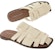 (Women) CHARLES & KEITH Woven Flat 'Powder White' CK1-70380858-NEW-CHALK