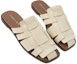 Shop (Women) CHARLES & KEITH Woven Flat 'Powder White' CK1-70380858-NEW-CHALK