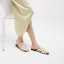 Purchase (Women) CHARLES & KEITH Woven Flat 'Powder White' CK1-70380858-NEW-CHALK