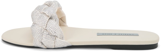 (Women) CHARLES & KEITH Woven Flat Slide 'Versatile' CK1-70360146 (Women) CHARLES & KEITH Woven Flat Slide 'Versatile' CK1-70360146