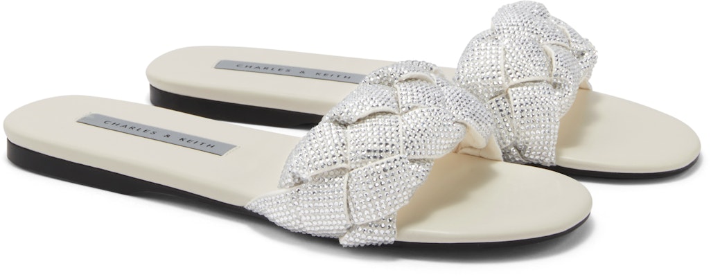 (Women) CHARLES & KEITH Woven Flat Slide 'Versatile' CK1-70360146 Order (Women) CHARLES & KEITH Woven Flat Slide 'Versatile' CK1-70360146