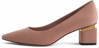 (Women) CHARLES & KEITH Woven Pointed Toe Mules 'Chunky Heel' CK1-61720051 (Women) CHARLES & KEITH Woven Pointed Toe Mules 'Chunky Heel' CK1-61720051
