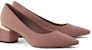 (Women) CHARLES & KEITH Woven Pointed Toe Mules 'Chunky Heel' CK1-61720051